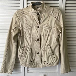 Andrew Marc light tan Leather jacket